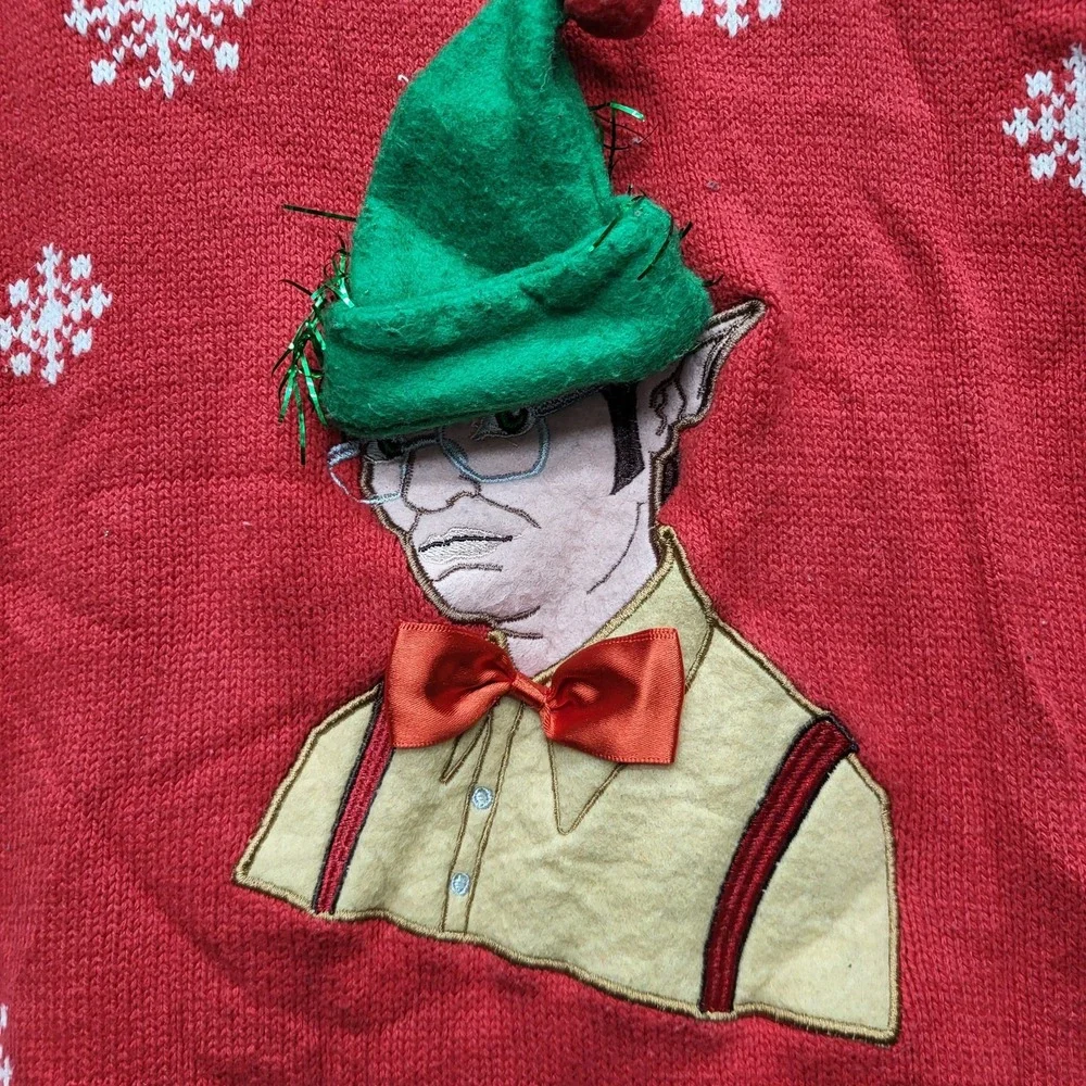 The Office Men Sweatshirt XL‎ Red Fair Isle Ugly Sweater Dwight Christmas